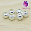 high quality 9mm round 925 sterling silver beads spacer beads round silver ball beads